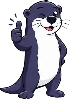 Otto the Otter presenting dual interfaces