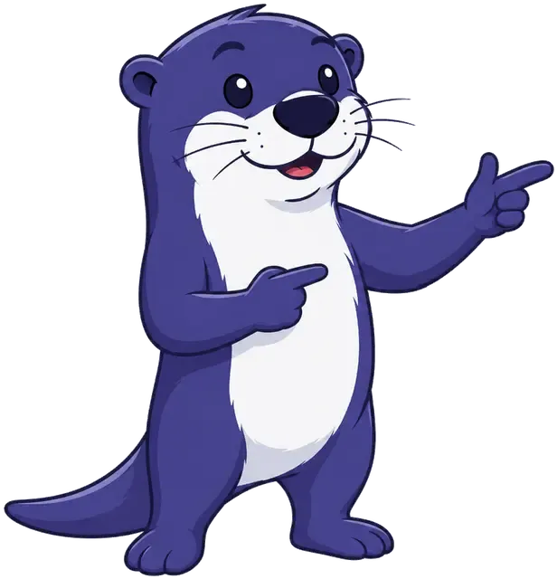Otto the Otter mascot